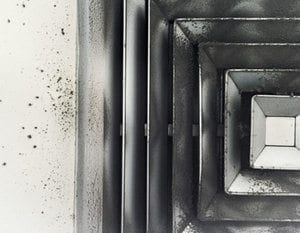 Dust out from Air Duct, Danger and the cause of pneumonia in office man. Dust out from Air Duct, Danger and the cause of pneumonia in office man.